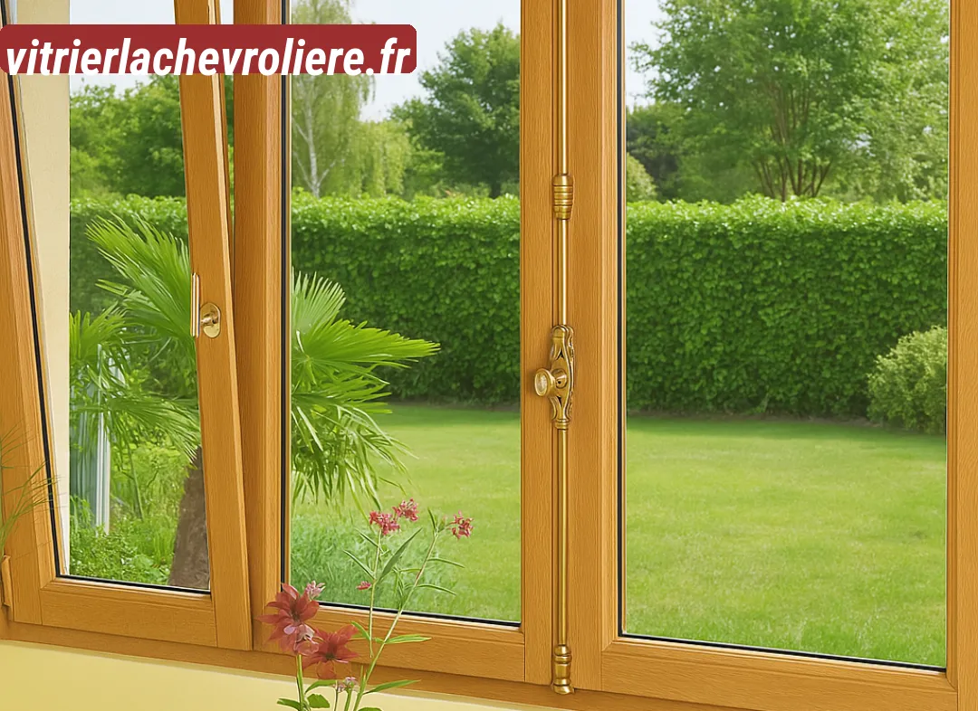 Installation de fenêtre en bois sur mesure La Chevrolière